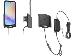 Držiak Brodit pre Samsung Galaxy Xcover 7, bez puzdra, pogo, skryté nabíjanie