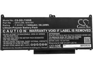 Batéria pre Dell Latitude 13 7300, Latitude 14 7400, Latitude 7400 a ďalšie, 7400 mAh, Li-Pol