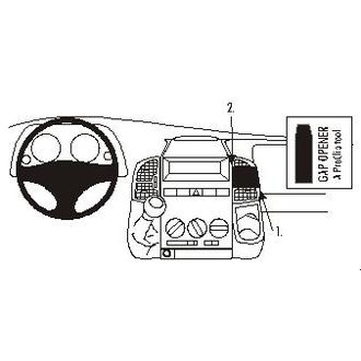 Brodit ProClip montážna konzola pre Citroen Jumper/Fiat Ducato/Peugeot Boxer 02-06, na stred