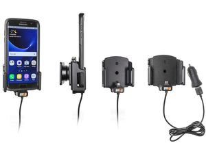 Brodit držiak do auta nastaviteľný s microUSB a nabíjaním z CL/USB š. 62-77 mm, hr. 12-16mm