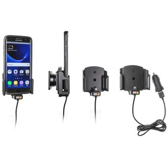 Brodit držiak do auta nastaviteľný s microUSB a nabíjaním z CL/USB š. 62-77 mm, hr. 12-16mm