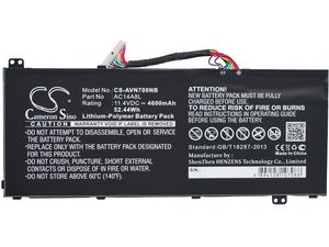 Batéria pre Acer Aspire (Aspire Nitro) Vn7 / Aspire V15 Nitro / Spin 3, 4600mAh, Li-Pol