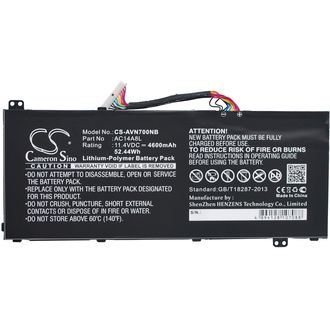 Batéria pre Acer Aspire (Aspire Nitro) Vn7 / Aspire V15 Nitro / Spin 3, 4600mAh, Li-Pol