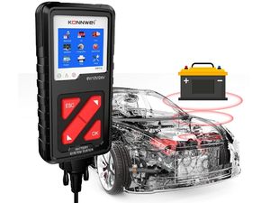 Konnwei KW710 tester batérií, 6V/12V/24V, grafický displej