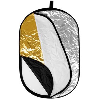 Neewer reflexná tabuľa oválna 5v1, 100x150cm