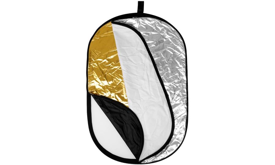 Neewer reflexná tabuľa oválna 5v1, 100x150cm