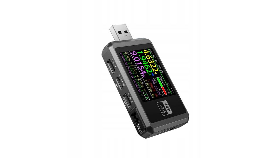 FNIRSI FNB48P Digitálny USB multimeter, USB tester s detekciou nabíjacieho protokolu