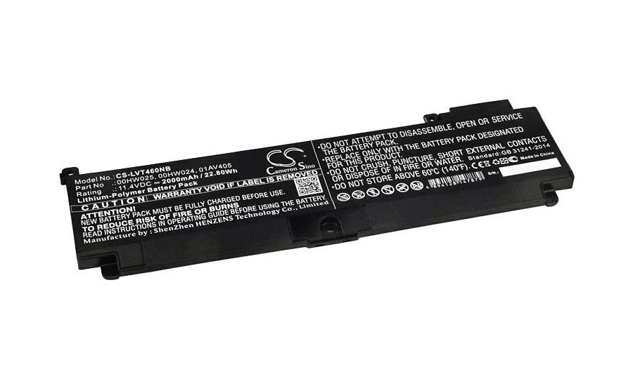 Batéria pre Lenovo Thinkpad T460S, T470S, 2000 mAh (CS-LVT460NB)
