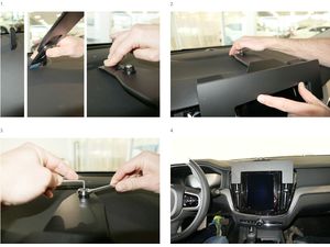 Brodit Montážny držiak ProClip pre Volvo S60/V60 19-24, vystužený, na stred