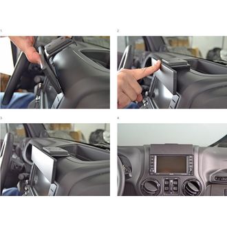Brodit ProClip montážna konzola pre Jeep Wrangler 11-18, zosilnený, na stred