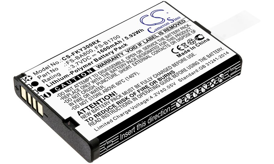 Batéria pre Flysky FA605, FS-GT2B, FS-I10 a ďalšie, 1600 mAh, Li-Pol