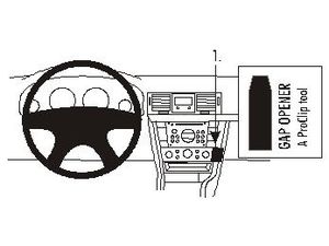 Brodit ProClip montážna konzola pre Opel Signum 02-08/Vectra C 02-10, na stred vpravo