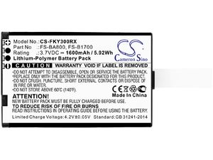 Batéria pre Flysky FA605, FS-GT2B, FS-I10 a ďalšie, 1600 mAh, Li-Pol
