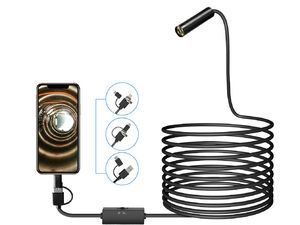 Inskam 108A USB-C/USB endoskop, 11,2 mm sonda, 1944p, automatické zaostrovanie, 3,5 m kábel