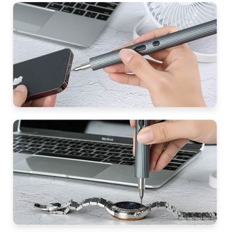 UF-TOOLS elektrický akumulátorový skrutkovač 36v1 s puzdrom, USB-C