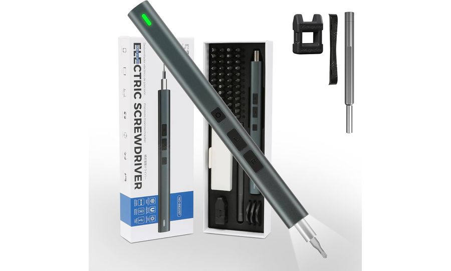 UF-TOOLS elektrický akumulátorový skrutkovač 57v1, strieborný, USB-C