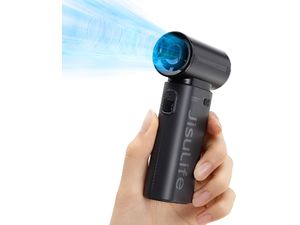 JisuLife Life 9, prenosný ventilátor, 5 rýchlostí, kapacita batérie 5000 mAh, čierny