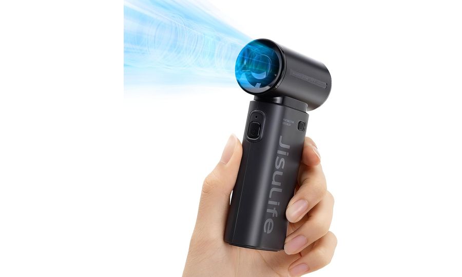 JisuLife Life 9, prenosný ventilátor, 5 rýchlostí, kapacita batérie 5000 mAh, čierny
