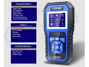 Konnwei KW450 OBDII diagnostika pre VW, Škoda, Seat, Audi