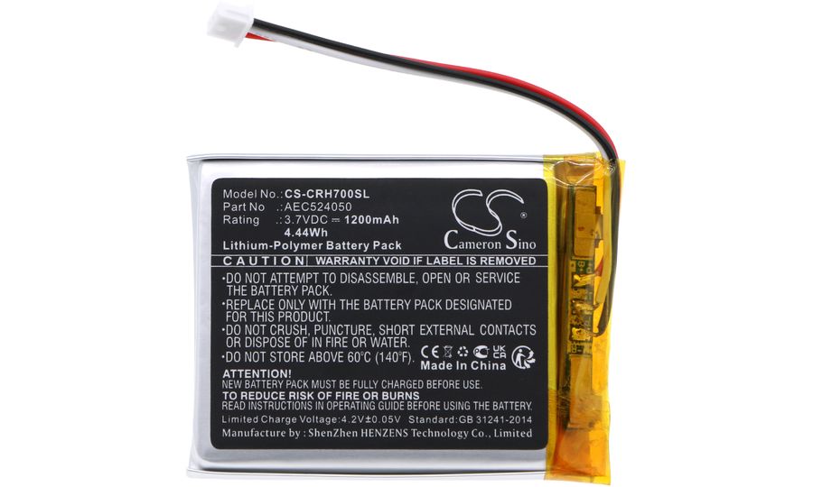 Batéria pre CORSAIR HS75 XB, HS70 SE Void Pro RGB, HS70SE, 1200 mAh, Li-Pol