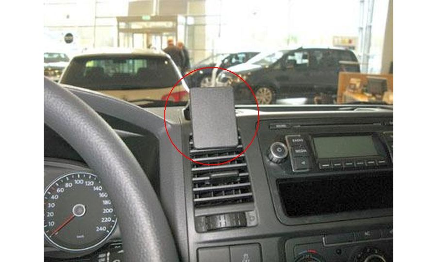 Brodit ProClip Volkswagen Caravelle/T5 Transporter/Pickup 10-15 (len priehradka bez veka), na stred
