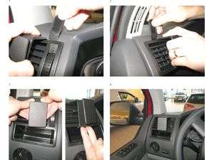Brodit ProClip Volkswagen Caravelle/T5 Transporter/Pickup 10-15, vľavo na mriežku (len s priehradkou)