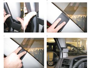 Brodit ProClip Volkswagen Caravelle/T5 Transporter/Pickup 10-15, vľavo na stĺpik (bez držadla)
