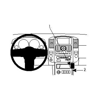 Brodit ProClip montážna konzola pre Nissan Pathfinder 08-12