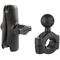 RAM Mounts zostava pre držiak na riadidlá s 1" čapom s objímkou pre riadidlá alebo iné tyče Ø 19,1 - 25,4 mm, vysokopevnostný plast, RAP-B-408-75-1-XU