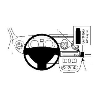 Brodit ProClip pre Dacia Duster/Logan 09-13/Sandero 08-12/Renault Logan 09-14, na stred vpravo