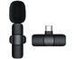 Bezdrôtový kondenzátorový klopový mikrofón, USB-C