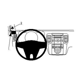 Brodit ProClip montážna konzola pre Hyundai ix20 11-19/Kia Venga 10-19, vľavo na stĺpik