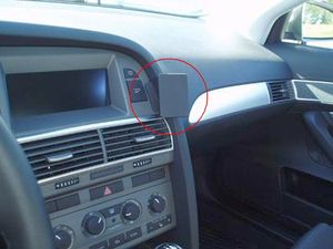 Brodit ProClip montážna konzola pre Audi A6/Audi S6 04-09, na stred vpravo