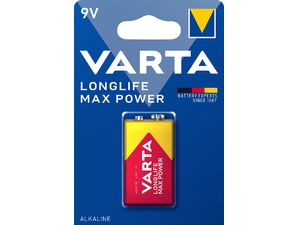 Varta Longlife Max Power 9V, 1 batéria