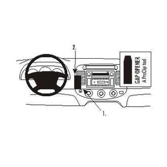 Brodit ProClip montážna konzola pre Toyota Camry 02-06, na stred