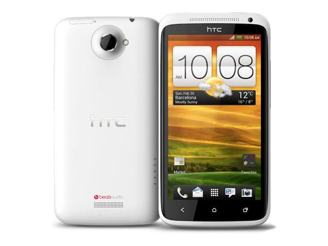 obsah balenia HTC One X bílá + prémiová fólie Krusell