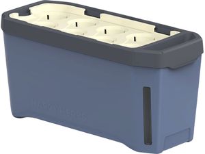Gusta Garden HARRY HERBS Samozavlažovací kvetináč bez veka, modrý