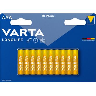 Batérie Varta Longlife AAA Double Blister, 10 ks