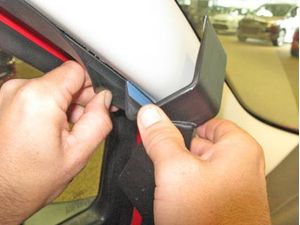 Brodit ProClip montážna konzola pre Ford Transit Courier 14-18, vľavo na stĺpik