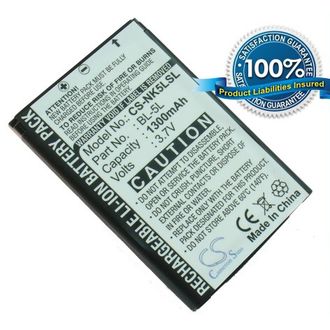 Batéria (ekvivalent BP-5L) pre Nokia 7710, 9500, E61, E62, N92, N800, Li-Ion 3.7V 1300mAh
