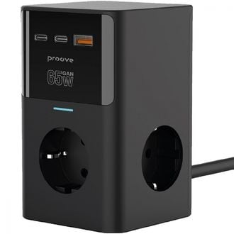 Proove Power Cube 65W (3AC + 2 Type-C + 1 USB) 1,5 m