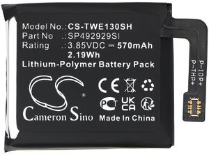 Batéria pre hodinky Ticwatch Pro 3, 570 mAh, Li-Pol