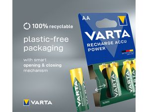 Varta Recharge Accu Power AA 2600mAh, 2ks dobíjacích batérií