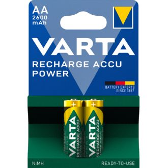 Varta Recharge Accu Power AA 2600mAh, 2ks dobíjacích batérií