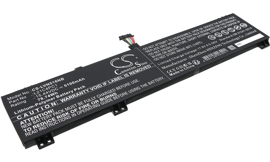 Batéria pre Lenovo Legion 5 15arh7h 82rd0002sb a ďalšie, 5100 mAh