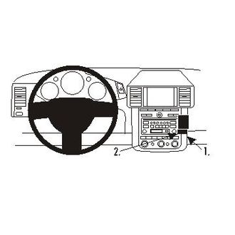 Brodit ProClip montážna konzola pre Nissan Murano 03-08, na stred vpravo