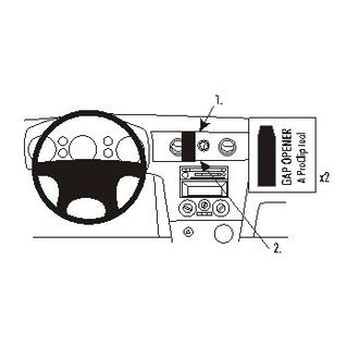 Brodit ProClip montážna konzola pre Mitsubishi Outlander 03-06, na stred vľavo