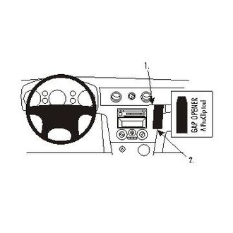 Brodit ProClip montážna konzola pre Mitsubishi Outlander 03-06, na stred vpravo