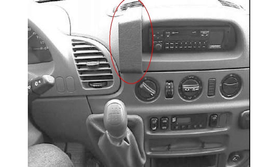 Brodit ProClip montážna konzola pre Mercedes Benz Sprinter 00-06 (len manuál), na stred vľavo