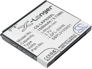 Batéria pre LG Optimus 2X, Optimus 3D, Doubleplay a ďalšie, 1550 mAh, Li-Ion